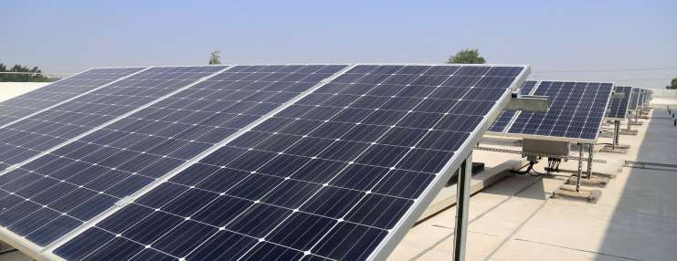 Solar energy and landscaped outdoor space